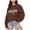 Coffee [Halloween Shirts for Women Clearance], variant on WEIWEN Halloween Sweatshirt for Women Funny Pumpkin Long Sleeve Fall Shirts Salem Massachusetts EST 1626 Outfits Women's Fall Fashion Clothing Coffee, S