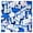 Azul, variant on 4-layer mahjong tiles, 160 pieces of acrylic American-style set - transparent engraved western game, with storage bag, suitable for adults for home and travel use