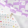 thumbnail image 4 of Homewish Halloween Ghost Bedding, Spooky Animal Checkered Duvet Cover Full, Lavender White, Polka Dots Reversible 3-Piece, 1 Duvet Cover and 2 Pillowcases, 4 of 6
