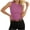 Hot Pink, variant on FengLS Women's Sleeveless Tank Ribbed Fitted Fitness Sports Short Tops Crew Neck Sleeveless Tank Tops Comfortable Outdoor Vest