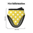 thumbnail image 3 of Pofeuu Yellow And White Polka Dot Print Thickened Mini Silicone Oven Mitts Heat Resistant, Rubber Oven Mitt Gloves, Finger Pinch Grips, Pot Holder, Silicone Potholder, 3 of 7