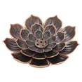 thumbnail image 4 of Soporte para varillas de incienso de Metal Lotus y recogedor de cenizas desmontable, decoración para el hogar y la Oficina, 4 of 6