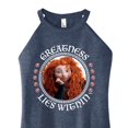 thumbnail image 3 of Disney Brave - Merida Greatness Lies Within - Juniors High Neck Tank Top, 3 of 5