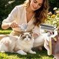 thumbnail image 4 of Peine para Mascotas con Spray para Perros y Gatos – Cepillo Desenredante con Rastrillo Desenredante, Removedor de Pelo de Subpelo para La Muda, 4 of 7