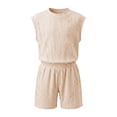 thumbnail image 6 of Freshbabe Boys 2-Piece Casual Outfit, Sleeveless Tank Top + Elastic Shorts, Breathable Summer Playwear for Toddlers, Multi-Colors, 6 of 6