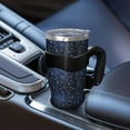 thumbnail image 5 of 40oz Tumbler,Dark Blue Christmas Snowflake Pattern Insulated Tumblers with Removable Handle,Stainless Steel Double Vacuum Coffee Tumbler Cup with Straw for Home,Office,Travel,Party, 5 of 5