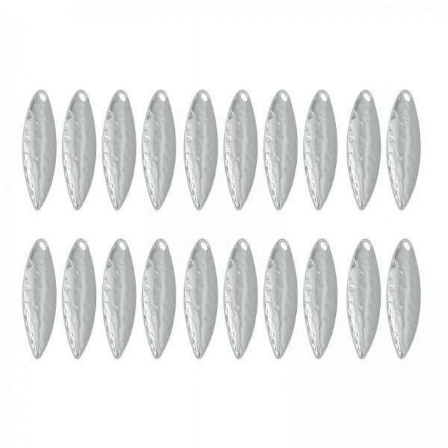 2x 20 XCuchillas Giratorias de Metal de , Señuelos Pesca Cucharillas Cucharas de Pesca, Aparejos, Cebos, para Señuelos de Bricolaje