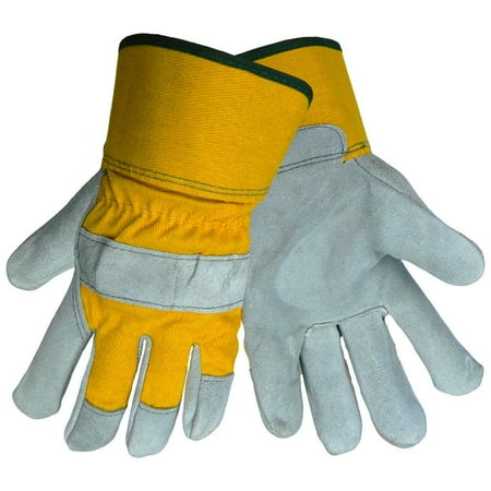 - CLC COTTON CANVAS WORK GLOVES WITH PVC GRIPPER DOTS LARGE per 7 Pack
