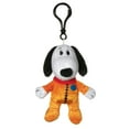 thumbnail image 2 of JINX Snoopy in Space Snoopy in Orange Astronaut Suit Clipsters Toy, 4-in Plush Hangers from Apple TV+ Series for Fans Ages 3+, 2 of 4
