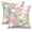 Pink, variant on Decorative Throw Pillow Covers 18x18 Set of 2 Sketch Pink Floral Botanical Double-Sided Square Pillowcases for Couch Sofa Home Decoration