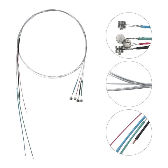 ROSENICE 4Pcs Multi Steel Wire Violin Strings for Music Practice Performance with Replaceable Stability Durability