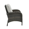 thumbnail image 3 of PARKWELL Patio Cushioned Chairs Set of 2,Outdoor Wicker Patio Furniture Sets,Beige Cushion, 3 of 8