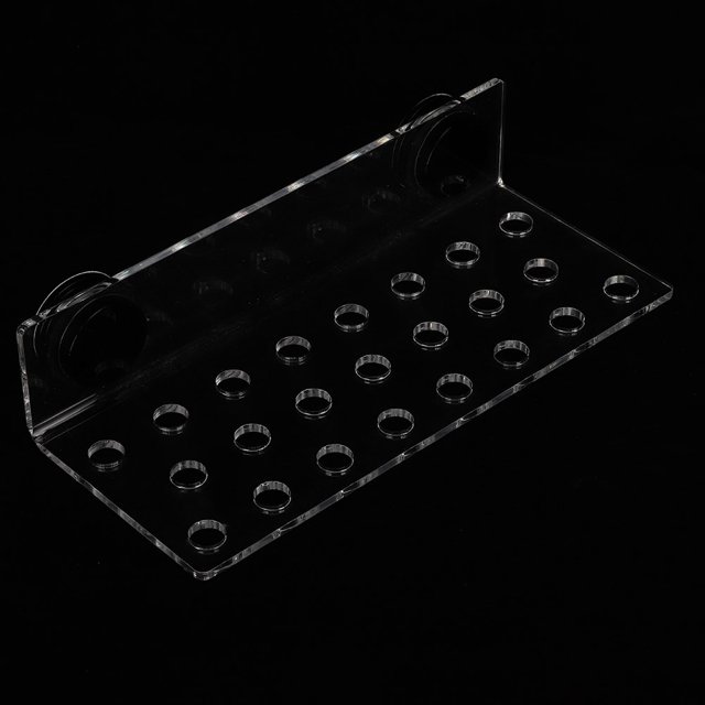 Frag Rack, Clear Acrylic Coral Holder Window Shelf Aquarium Plant Holder Strong Suction Coral Frag Rack Rack Bracket for Aquarium, Household Fish Tanks
