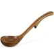thumbnail image 2 of Cucharón de madera, cuchara antiadherente de mango largo, cuchara de cocina de madera, cuchara de madera para utensilios de cocina, cuchara de madera para servir, para revolver, servir y cocinar, 2 of 7