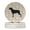 Multicolor, variant on Rottweiler Merry Christmas Large Sandstone Coasters Pack of 4 4 in x 4 in