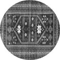 thumbnail image 1 of Ahgly Company Indoor Round Persian Gray Traditional Area Rugs, 7' Round, 1 of 1