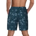 thumbnail image 2 of Lsque Mens Swim Trunks Rose Flowers Pattern - Bathing Suit Compression Liner - Beach Swim Shorts Swimwear - (S-3XL) - Stretch Quick Dry -Large, 2 of 9