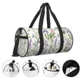 thumbnail image 3 of Balery Wisteria Flower Bolsa de Gimnasio para Mujeres y Hombres, Bolsa de Viaje Impermeable, Bolsa de Fin de Semana con Compartimento para Zapatos y Bolsillo Húmedo, 3 of 6