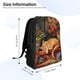 thumbnail image 4 of Fotbe Sleeping Cat Flowers Mochila de Viaje para Laptop, Mochila Ejecutiva Delgada y Resistente 15.6", 4 of 8