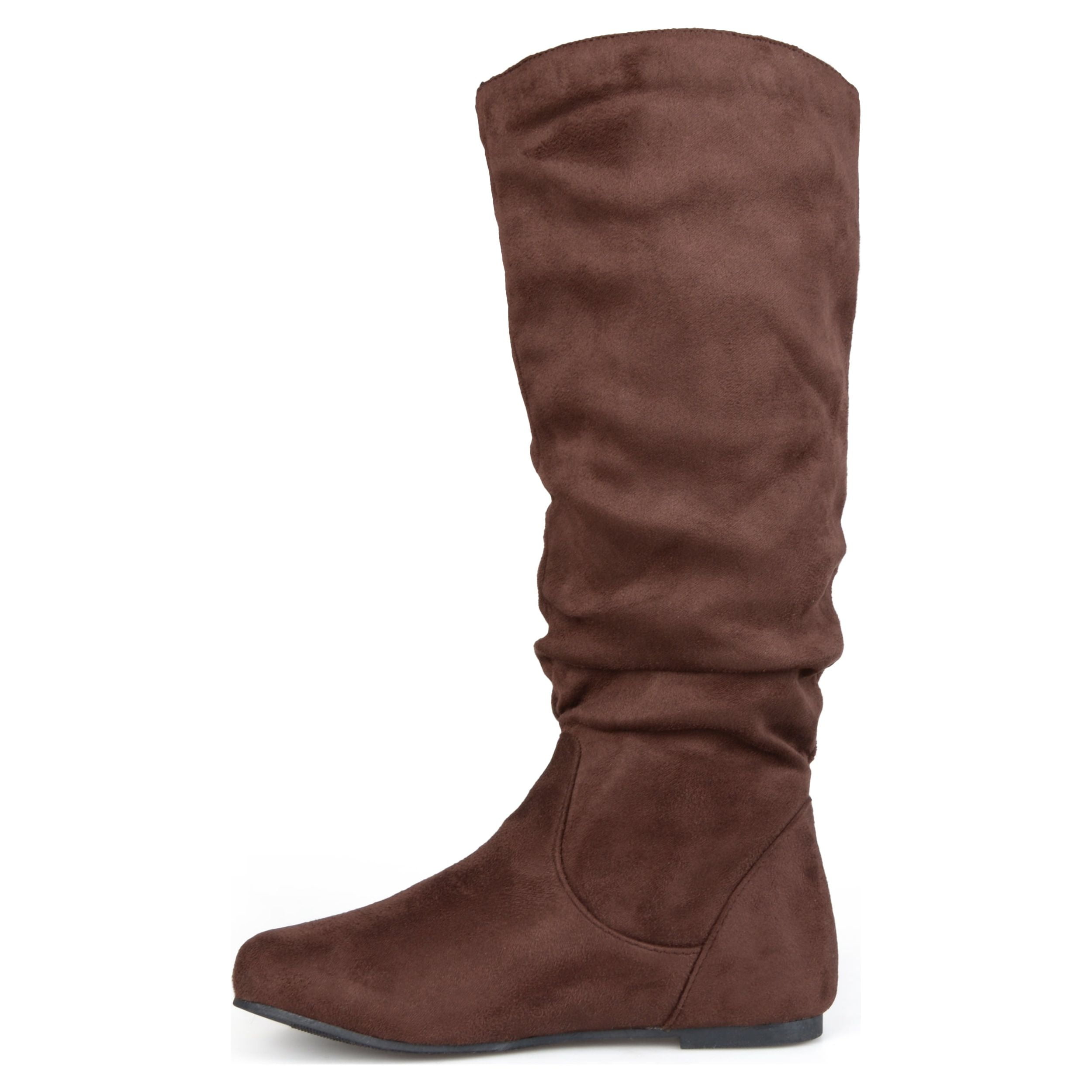 Journee Womens Rebecca-02 Round Toe Riding Boots