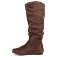 thumbnail image 3 of Journee Womens Rebecca-02 Round Toe Riding Boots, 3 of 10