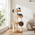 thumbnail image 2 of Árbol para Gatos Zonoria Zephyria 122 cm Madera Maciza Soporta hasta 9 kg, 2 of 8
