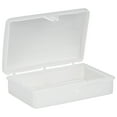 thumbnail image 2 of McKesson Bar Soap Dish with Hinged Lid - Plastic, Clear - 4 in x 1.25 in, 1 Count, 100 Packs, 100 Total, 2 of 4