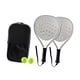 thumbnail image 4 of Surfibra de fibra de carbono de tenis de remo de pádel al aire libre para niños para principiantes deportes 2 raquetas con bolsa para pelotas, 4 of 8