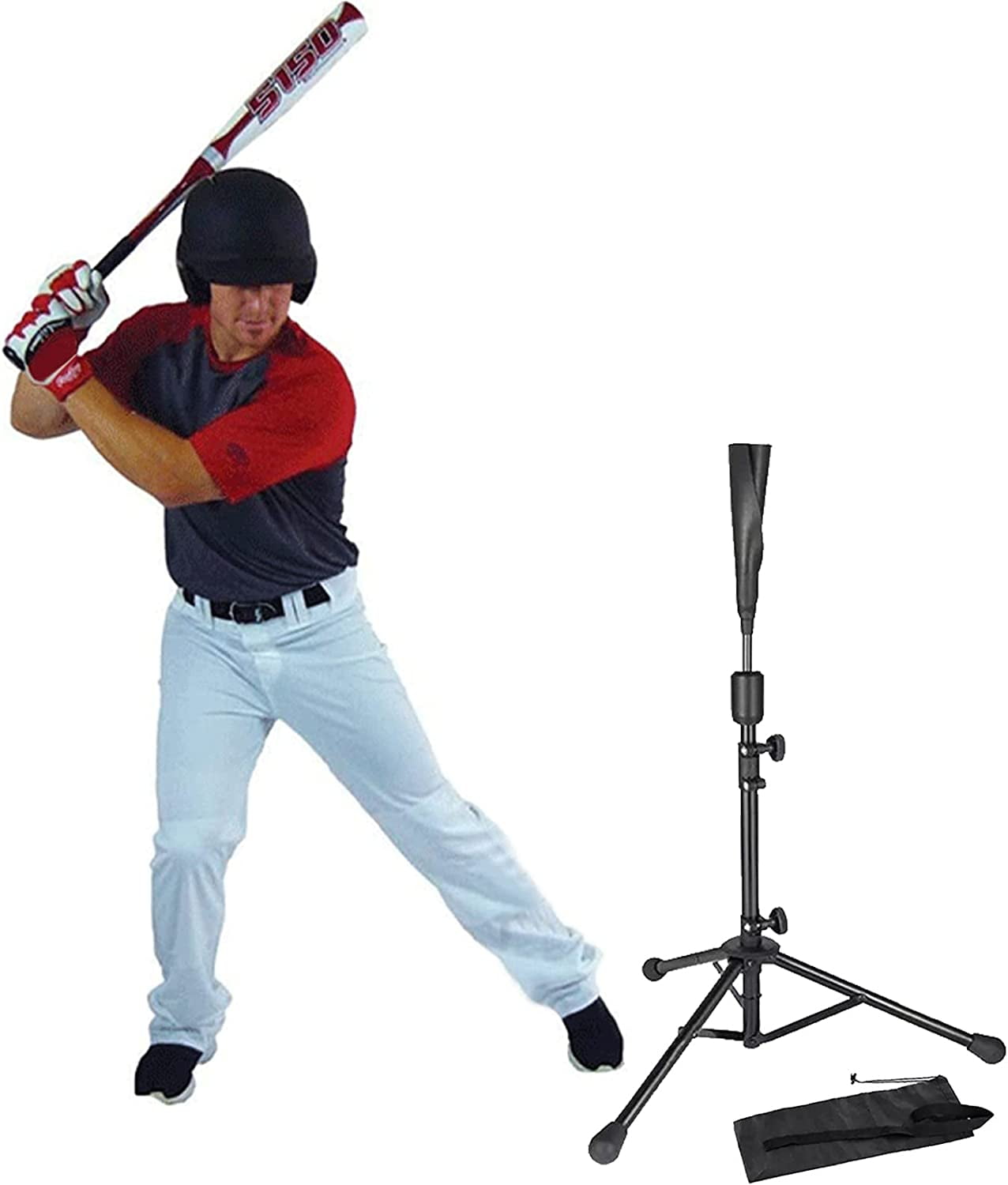 Baseball Batting tee for Adults and Youth Teens, Portable Tripod Stand