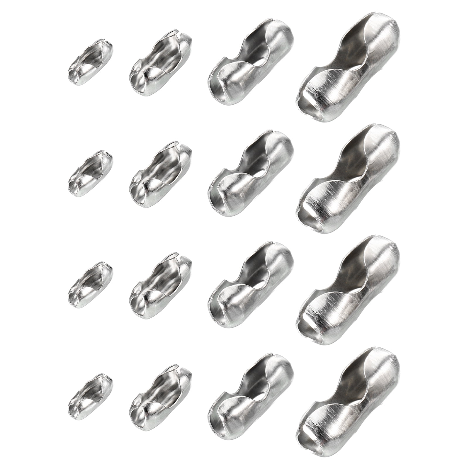 Uxcell 4.5/6/8/10mm Stainless Steel Replacement Clasps Links Ball Chain