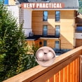 thumbnail image 3 of RENACLIPY Rose Gold Stainless Steel Garden Sphere Reflective Mirror Ball for Outdoor Decor, 3 of 5