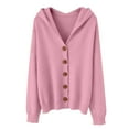 thumbnail image 3 of BILIKEYU Women's Solid Color Button Knitted Sweater Cardigan, Fall Outfits, Womens Cardigan, Women Fall Clothes, 3 of 4