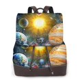 thumbnail image 1 of Easygdp Space Planet Mochila de Cuero para Mujeres, Bolso de Hombro, Bolsos de Mano de Moda para Trabajo y Viajes, 1 of 4