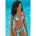 thumbnail image 2 of LASCANA Women's Brushstroke Print Classic Bikini Swimsuit Bottom Ties, 2 of 5
