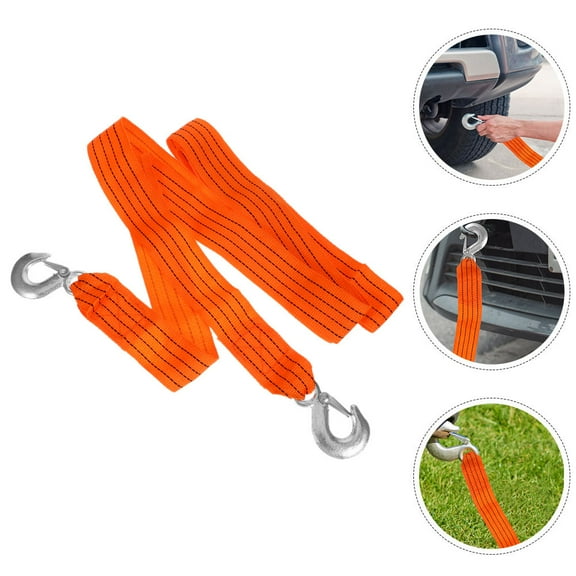 TAILTOSS 2Pcs Recovery Tow Strap for Vehicle Towing and Securing Operations