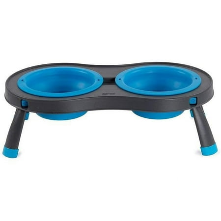 UPC: 0084297309022 | Dexas PW11043221 2.5 Litre Double Pet Feeder Cups  Pro Blue