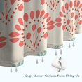 thumbnail image 6 of Pioneer Colorful Floral Shower Curtain for Bathroom Home Decor Bathtubs Waterproof Fabric Curtain with 12 Hooks 72x84in, 6 of 6
