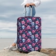 thumbnail image 4 of Uemuo funny Skull daisy flower Printed Washable Luggage Cover - Fashion Suitcase Protector Fits 18-32 Inch Luggage -Large, 4 of 9