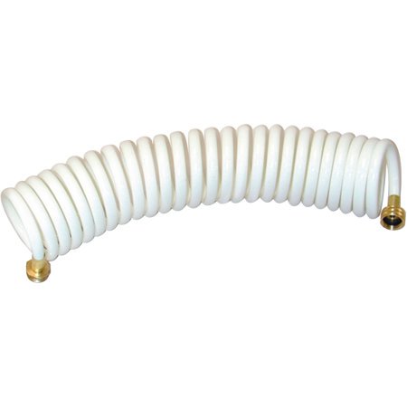 T-H Marine Coiled Washed Down Hose with Straight N