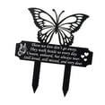 thumbnail image 1 of Marcador de tumba, decoración de patio, placa de cementerio decorativa confiable, estaca de tumba para 15 cm x 136 cm, 1 of 9