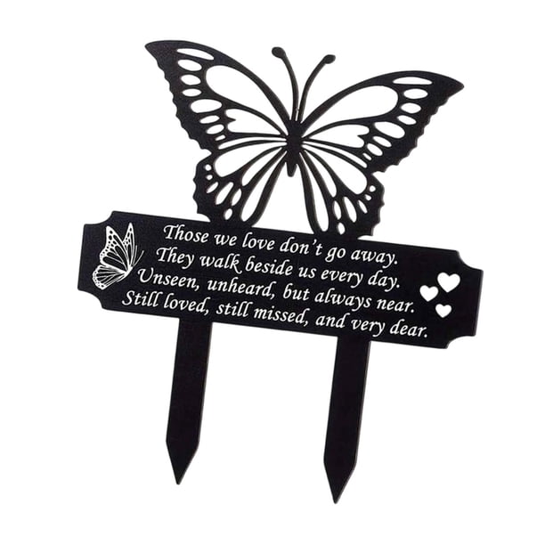 Marcador de tumba, decoración de patio, placa de cementerio decorativa confiable, estaca de tumba para 15 cm x 136 cm