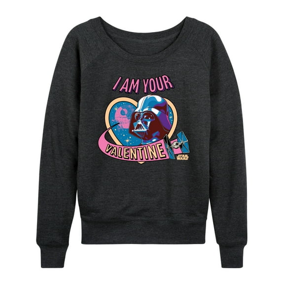 Star Wars - I Am Your Valentine Darth Vader - Women's French Terry Pullover Sweatshirt