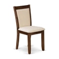thumbnail image 5 of East West Furniture Table/4 Light Beige Chair/1 Bench in Distressed Jacobean, 5 of 17