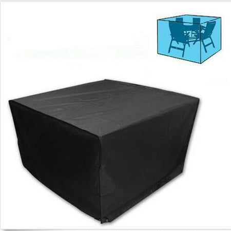 Waterproof Heavy Duty Furniture Cover Rattan Cube Rain Dust Outdoor Waterproof Heavy Duty Furniture Cover Rattan Cube Rain Dust Outdoor Garden Black