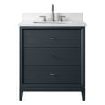 thumbnail image 2 of Vanity Art 30" Bathroom Vanity with Sink and Engineered Marble Top, Freestanding Storage Cabinet with 2 Drawers and 1 Flip Down Tray, 2 of 9