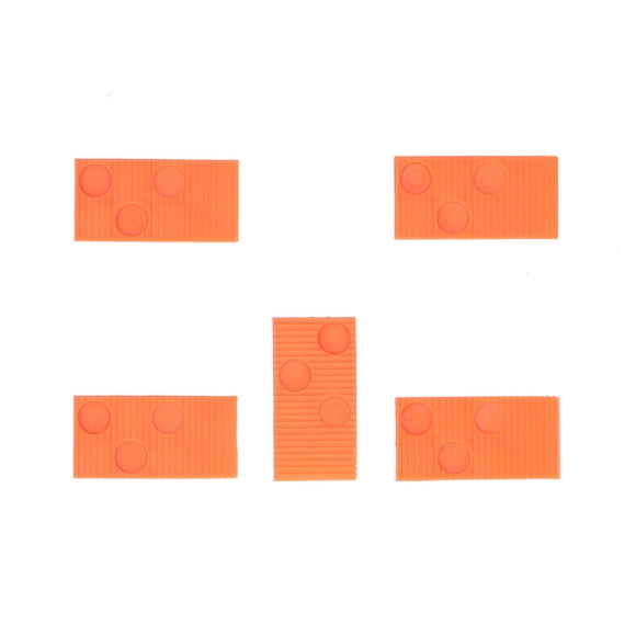 Floor Install Tool, Tapping Block Set Flooring Kit 20Pcs Wood Floor Installation Tool  for Hardwood Floor for Laminates Black,Orange