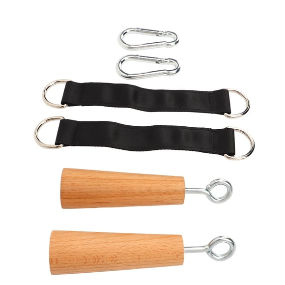 Empuñaduras De Madera Para Levantar, Manijas Para Levantar, Empuñaduras Portátiles Para Gimnasio