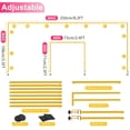 thumbnail image 2 of Soporte de mesa Xiomot para colocar sobre la mesa, barra dorada, ajustable, 2 of 6