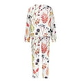 thumbnail image 5 of Puntoco Conjunto de sudadera y pantalones de manga larga con estampado informal para mujer Puntoco Puntoco-4496, 5 of 5