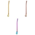 thumbnail image 1 of 3x Acero Inoxidable de Tubo para Beber Cucharas para Mezclar Té, 1 of 7